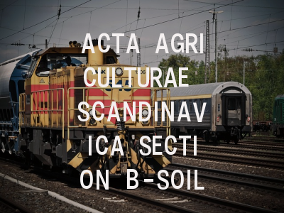 ACTA AGRICULTURAE SCANDINAVICA SECTION B-SOIL AND