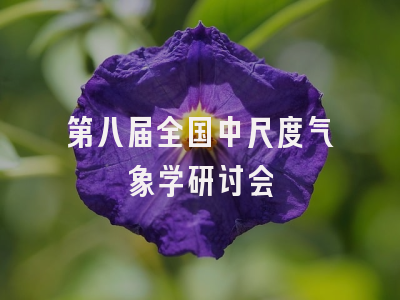 第八届全国中尺度气象学研讨会