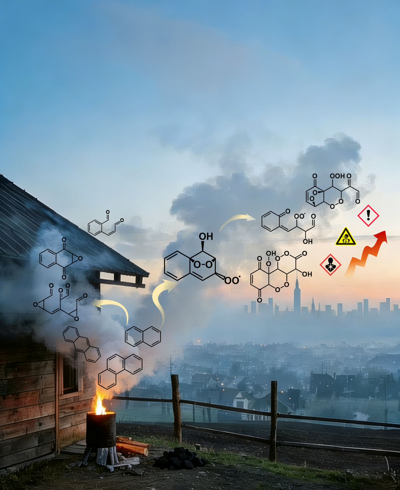 北京大学环境科学与工程学院郭松研究员与合作团队在多环芳烃大气氧化机制及健康影响研究中取得新进展