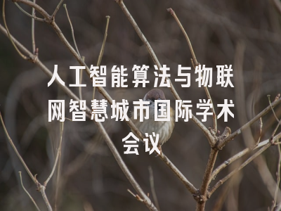 人工智能算法与物联网智慧城市国际学术会议