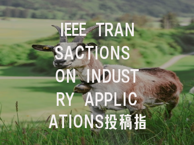 IEEE TRANSACTIONS ON INDUSTRY APPLICATIONS投稿指南：权威期
