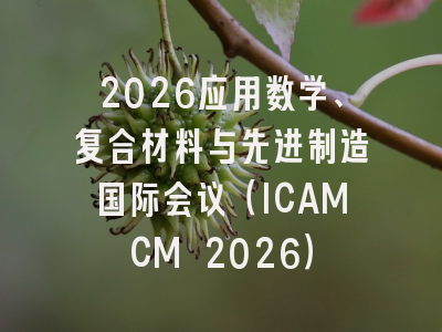 2026应用数学、复合材料与先进制造国际会议（ICAMCM 2026）