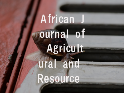 African Journal of Agricultural and Resource Econo