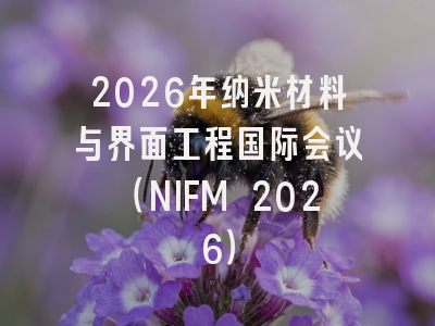 2026年纳米材料与界面工程国际会议(NIFM 2026)