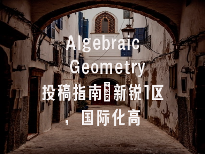 Algebraic Geometry投稿指南:新锐1区,国际化高
