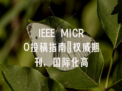 IEEE MICRO投稿指南:权威期刊,国际化高
