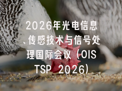 2026年光电信息、传感技术与信号处理国际会议（OISTSP 2026）