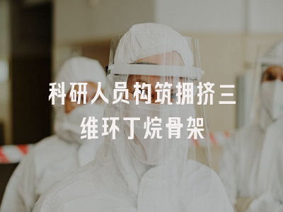 科研人员构筑拥挤三维环丁烷骨架