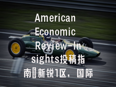 American Economic Review-Insights投稿指南：新锐1区，国际化高