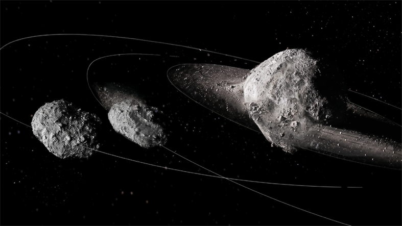 清华大学航院航天动力学团队牵头破解双小行星系统构型多样性之谜