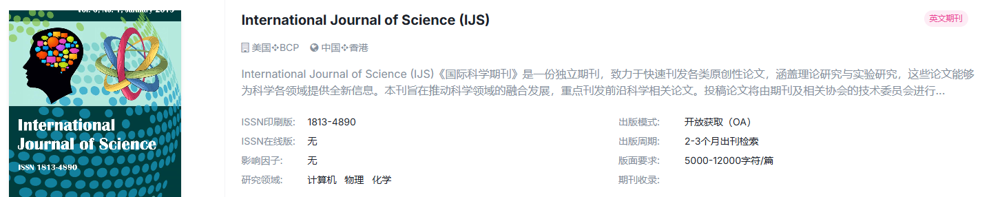 计算机方向可以投的国际期刊，检索稳定