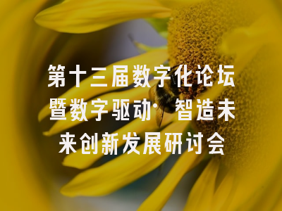 第十三届数字化论坛暨数字驱动·智造未来创新发展研讨会