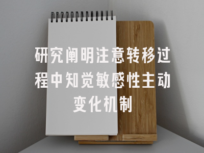 研究阐明注意转移过程中知觉敏感性主动变化机制