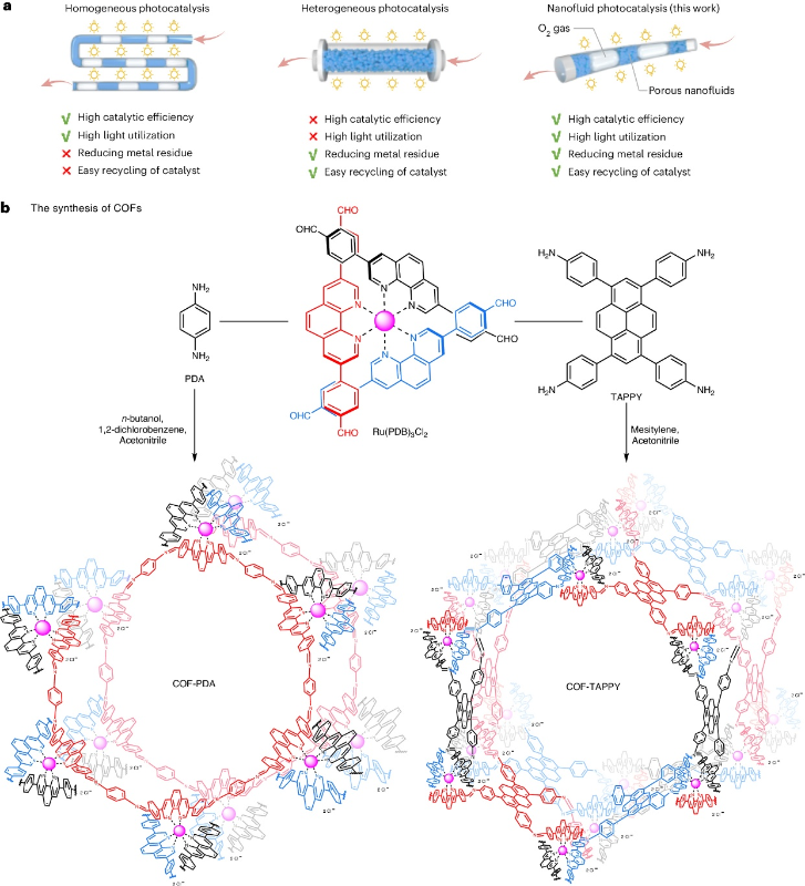 化学化工学院刘燕/苏远海/崔勇团队Nature Catalysis：多孔纳米流体催化剂助力快速规模化连续流光催化氧化