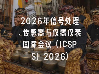 2026年信号处理、传感器与仪器仪表国际会议（ICSPSI 2026）