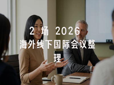 2 场 2026 海外线下国际会议整理