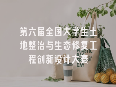 第六届全国大学生土地整治与生态修复工程创新设计大赛