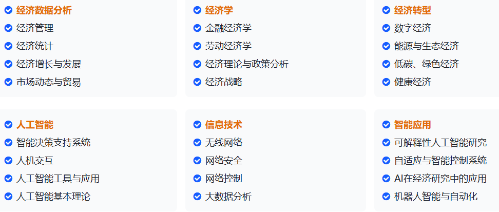 经管硕博速存！AI + 经济方向直接 EI检索