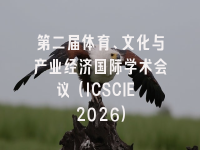 第二届体育、文化与产业经济国际学术会议(ICSCIE 2026)