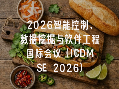 2026智能控制、数据挖掘与软件工程国际会议(ICDMSE 2026)