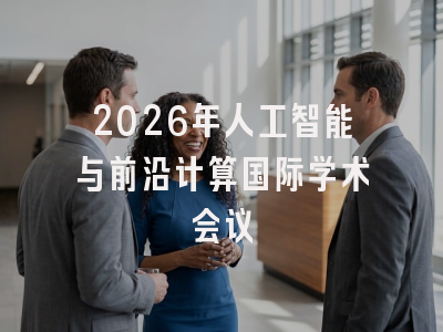 2026年人工智能与前沿计算国际学术会议