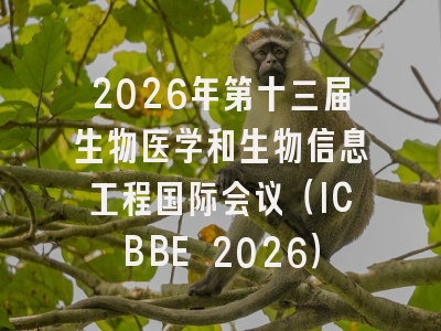 2026年第十三届生物医学和生物信息工程国际会议（ICBBE 2026）