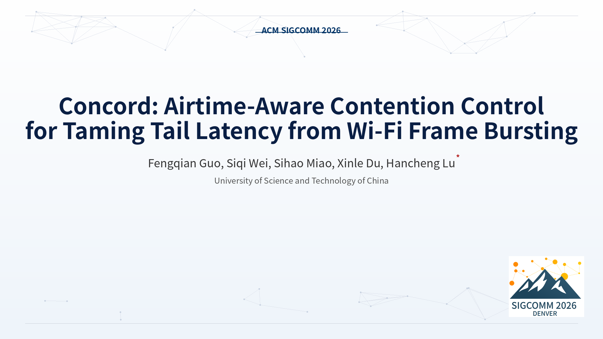 中国科大提出Wi-Fi低时延多媒体传输新机制
