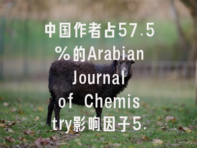 中国作者占57.5%的Arabian Journal of Chemistry影响因子5.30、Q2